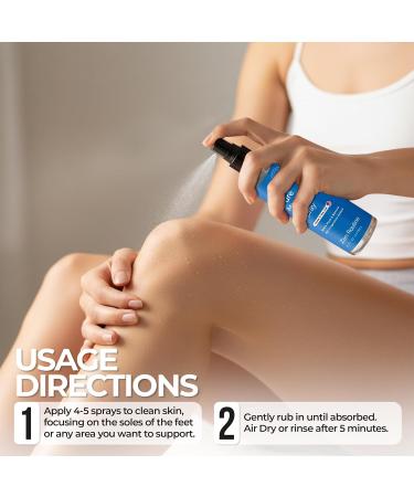 Pure Magnesium Oil Spray 8oz (Single) USP Grade Topical for Feet, Body, Muscles, Leg Cramps & Sleep Extra Strength, Less Sting 100% Organic & Natural Made in USA 8 Fl oz 1-Pack - Buy Online on GoSupps.com