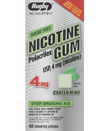 Nicotine Gum 4 MG Mint ***Rug Size: 40