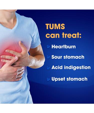 TUMS Chewy Bites Antacid Tablets for Chewable Heartburn & Acid Indigestion Relief Assorted Berries 32 Count (Pack of 2) - Buy Online on GoSupps.com