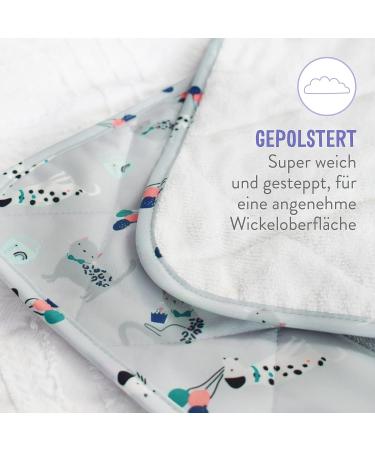 Bambino Mio Portable Changing Mat - Lightweight & Foldable for On-the-Go - Little Gardeners Design - Buy Online on GoSupps.com