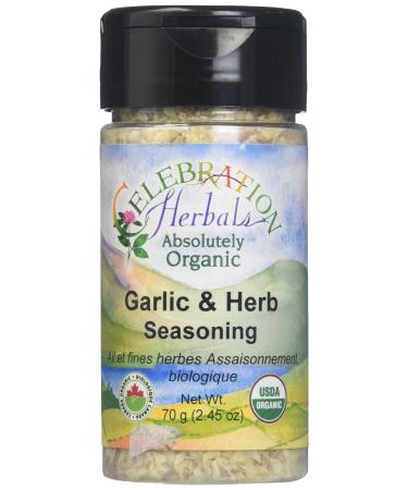 CELEBRATION HERBALS Garlic & Herb Seasoning Organic 0.02 Pound