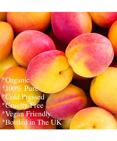 Feelia - Organic Apricot Kernel Oil - Cold Pressed Rich in Vitamins & Minerals Moisturises & Conditions Hair & Skin 100% Pure & Organic (300ml) - Buy Online on GoSupps.com