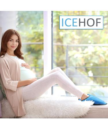 Premium IceHOF Cooling Lip Socks - Gentle Fabric Gel Cold Therapy for Feet & Toes - Unisex Chemotherapy & Rheumatism Relief - One Size - Buy Online on GoSupps.com