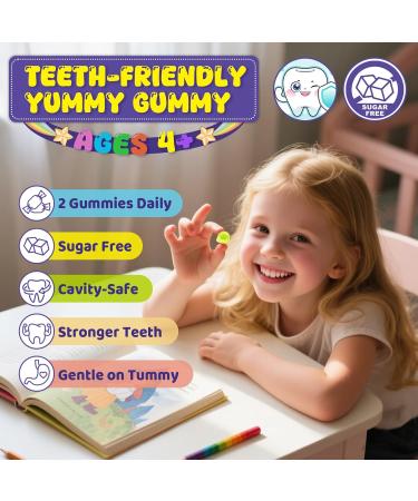 Omega-3 for Kids 4+ Algae EPA & DHA Gummies Plus Vitamin D3 K2 Choline & PS for Brain Bone Cognitive & Immune Health Zero Sugar Children Ultra-High DHA Fish Oil Alternative Lemon Flavor 60 Cts 60 Count (Pack of 1) - Buy Online on GoSupps.com