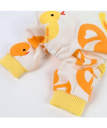 Fitwarm Cute Duck Dog Pajamas - Pet Cat Jumpsuit Medium (Chest 16, Back 12) - Buy Online on GoSupps.com