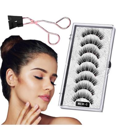 Magnetic False Eyelash Set Magnetic Eyelashes Without Eyeliner Realistic Thick And Curly Reusable Easy To Operate For Girls Makeup - Buy Online on GoSupps.com