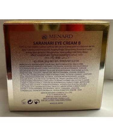 Shop Menard Saranari Eye Contour 20ml - Rejuvenating Formula for Dark Circles & Puffiness | International Shipping Available - Buy Online on GoSupps.com