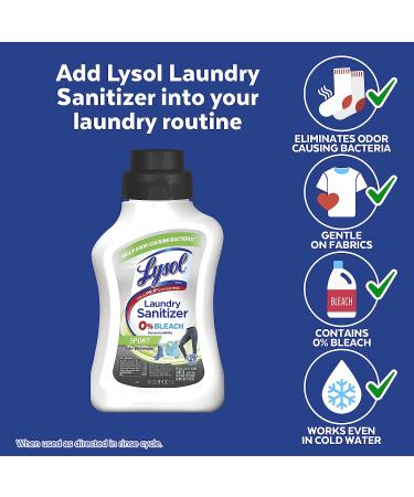 Lysol Sport Laundry Sanitizer: Eliminates Odor-Causing Bacteria for Gym Clothes - 41oz - Buy Online on GoSupps.com