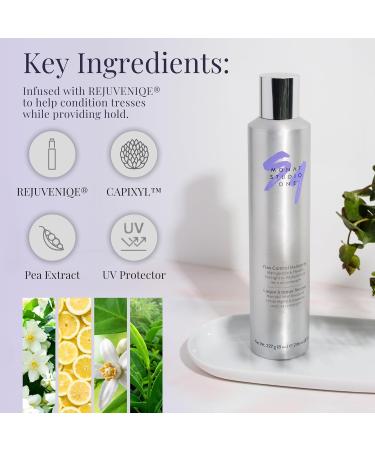 MONAT Studio One Flex Control Hairspray Light to Medium Buildable Hold Infused with REJUVENIQE Can be Used on Colored Hair Fresh Smelling Scent Style Memory for Humid Weather - Buy Online on GoSupps.com