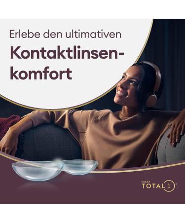 Buy Dailies Total 1 Daily Lenses - 90 Pieces -3.00 Diopters BC 8.5 mm Dia 14.1 mm - Soft Contact Lenses for Clear Vision | International Shipping Available - Buy Online on GoSupps.com