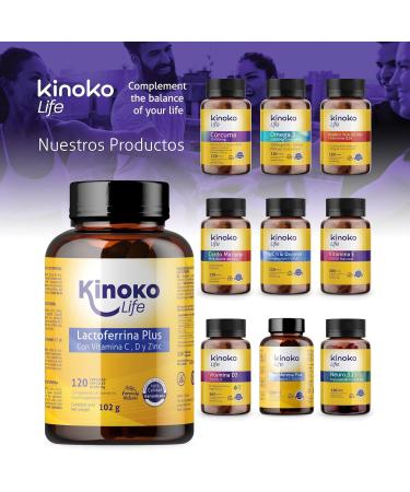 LactoFerrine Plus | 120 Vegetable Capsules | with 500mg Vitamin C | Vitamin D 2000 IU | Zinc Citrate | Supports a Healthy Immune System | Magnesium Stearate Free | Non-GMO - Buy Online on GoSupps.com