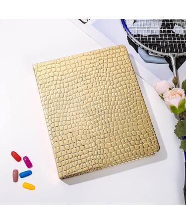 BNG Nail Display Book 120 Color Gel Polish in Gold Leather | Nail Art Salon Design & False Nails Tips Chart - Buy Online on GoSupps.com