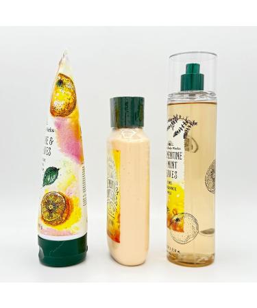 Clementine & Mint Leaves 3-Piece Bath & Body Bundle | Ultra Shea Body Cream Body Lotion and Fine Fragrance Mist - Buy Online on GoSupps.com