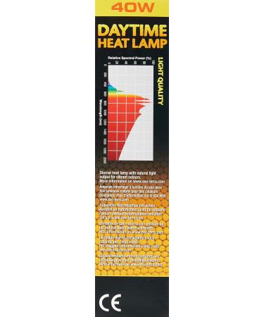 Exo Terra Daytime Heat Lamp 40 Watt - Pack of 2 | Ideal for Reptile & Pet Habitats | International Shipping Available - Buy Online on GoSupps.com