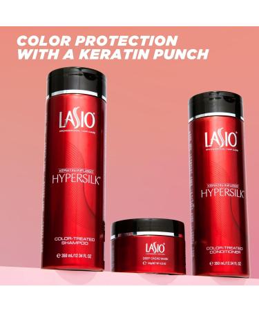 Lasio Keratin-Infused Hypersilk Color-Treated Conditioner 12.34oz - Best Conditioner for Color-Treated Hair | International Shipping Available - Buy Online on GoSupps.com