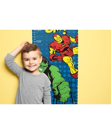 Marvel Avengers Whoom 170cm Height Kids Growth Chart Blue - Poly-Canvas - Buy Online on GoSupps.com