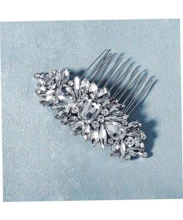 FRCOLOR Set of 2 Rhinestone Horse Eye Hair Comb Hair Accessories Decorating Crystal Clip Rhinestone Hair Clip Alloy Beads Diamond Hair Comb Headpiece Elegant Comb Retro - Buy Online on GoSupps.com