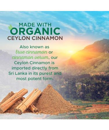 Ceylon Cinnamon Capsules 1800mg - Extra Strength Certified Organic True Cinnamon Powder Formula for Energy & Heart Support Bottled in USA Non-GMO Gluten Free Sugar Free Supplement 180 Capsules 180 Count (Pack of 1) - Buy Online on GoSupps.com