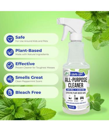 Mighty Mint All-Purpose Cleaner - Non-Toxic Natural Peppermint Spray for Home & Kitchen | 16oz - Buy Online on GoSupps.com