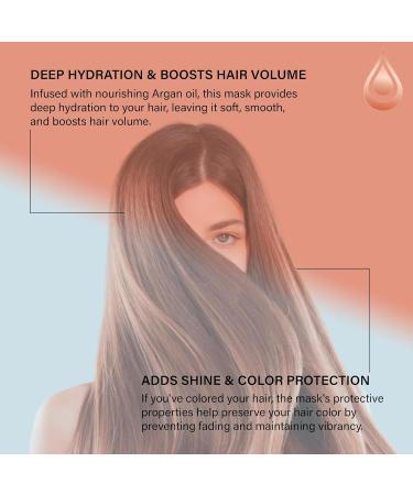 Gold Series Deep Conditioning Hair Mask - Moisturizing Argan Oil Treatment for Dry Damaged Hair - 18.6 Oz Volumizing Conditioner - Buy Online on GoSupps.com