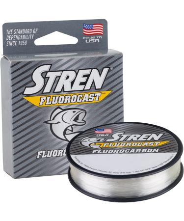 Stren FluoroCast 15 lb 100 Yards Clear Fluorocarbon Fishing Line - Buy Online on GoSupps.com