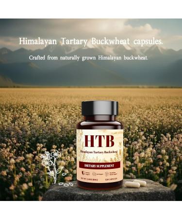 Immune Support Supplement - Himalayan Tartary Buckwheat Capsules Advanced Cellular Health Complex for Digestive Support 120 Vegan Capsules - Buy Online on GoSupps.com