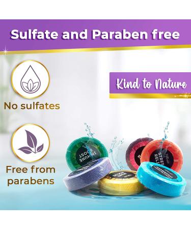 Aromatherapy Shower Steamers - Relaxing Bath Bombs for Stress Relief & Spa Gifts - Eucalyptus Lavender Tablets for Women & Moms - Buy Online on GoSupps.com