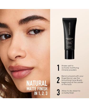 bareMinerals Complexion Rescue Natural Matte Tinted Moisturizer for Face with SPF 30 Tinted Mineral Sunscreen Sheer-to-Light Coverage for Oily Skin Multi-tasking Skincare Infused Makeup AC Birch 1.5 - Buy Online on GoSupps.com