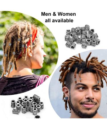 152 Pieces Dreadlocks Jewelry & Hair Accessories | Decorative Locs Beads for Women - Imitation Wooden & Metal Styles - Buy Online on GoSupps.com