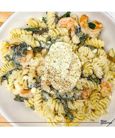 Fiber Gourmet Light Rotini Pasta - Low Calorie & Fiber-Rich - Made in Italy - Non-GMO, Kosher, Vegan - 8 Oz (Pack of 2) - Buy Online on GoSupps.com