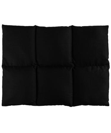 Giraffenland grape seed pillow large 40x30cm 6-chamber - black - heat and cold - pillow 30x40 - grape seed - black grape seeds