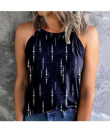 Summer Tank Top for Women | Hawaiian Style Sleeveless Beach Blouse | Casual and Sexy Fit | Size Large - Buy Online on GoSupps.com