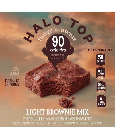 Halo Top Fudge Brownie Light Brownie Mix 12.1 oz - Delicious and Low-Calorie Treat - Buy Online on GoSupps.com