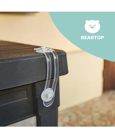 Baby Drawer Protection | Beardop Universal Security with Strong 3M Glue | Transparent Safety for Cupboards & Drawers | 6 Pieces Satisfaction Guarantee - Buy Online on GoSupps.com
