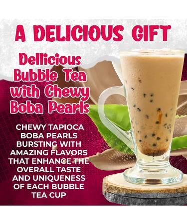 Fusion Select 5-Pack Authentic Instant Brown Sugar Boba Tea Kit with Black Tea & Boba Pearls - Royal Black Tea Latte Flavor - Buy Online on GoSupps.com