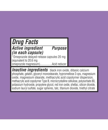Equate Omeprazole Magnesium 20.6mg Acid Reducer 42 Capsules - Pack of 1 - Buy Online on GoSupps.com