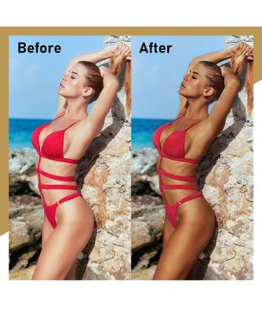 Pjordo Self Tanner Set | Self Tanner Mousse & 5 PCS Applicator Kit | 1 Hour Sunless Tanner | Long Lasting & Fast Self Tan | Vegan & Cruelty Free - Buy Online on GoSupps.com