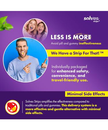 Melatonin Sleep Aid Strips - 3mg | Peppermint Flavor | Sugar-Free | Drug-Free | Travel-Friendly | 30 Pack (10 Strips per Pack) - Fast & Restful Sleep Solution - Buy Online on GoSupps.com