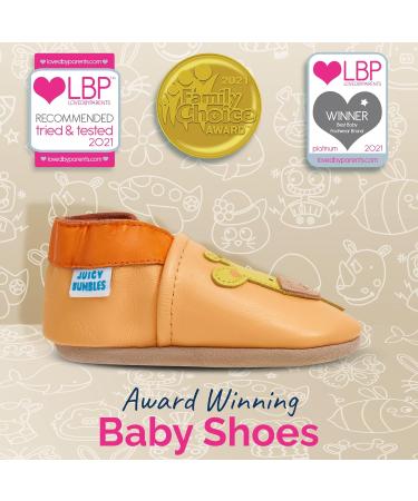 Soft Sole Baby Shoes for Girls & Boys | Leather Toddler Walking Shoes 18-24 Months - Jimmy Giraffe - Buy Online on GoSupps.com