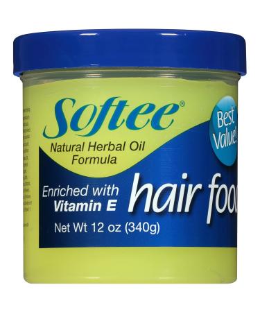 Softee Hair Food with Vitamin E - Nourishing 12 oz Hair Care for Healthy Hair - International Shipping Available - Buy Online on GoSupps.com