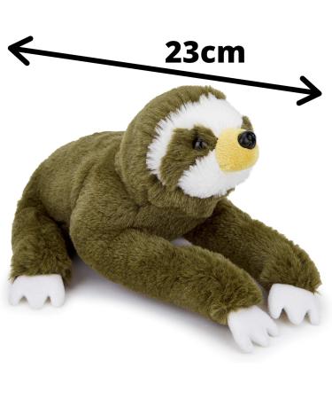 Zappi Co Plush Kids' Sloth Toy - Safari Animals Collection | 26cm Soft Stuffed Animal - Buy Online on GoSupps.com