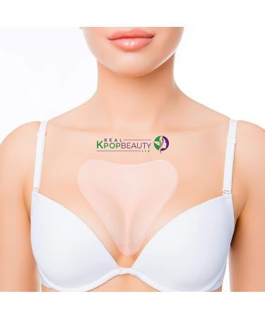 Real Kpopbeauty Anti Wrinkle Chest Pads - Set of 2 | Medical Grade Silicone Decollete Pads for Wrinkle Reduction - Buy Online on GoSupps.com