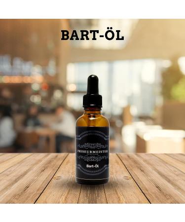 Master Hairdresser Bart l 50ml - Premium Beard Oil for Men | Natural Beard & Skin Care | Perfect Daily Grooming Gifts - Buy Online on GoSupps.com
