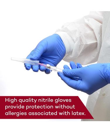 Dealmed Purple Nitrile Exam Gloves 200 Count - Latex Free, Disposable, Multi-Purpose Medical Gloves for First Aid and Facilities - Medium Size - Buy Online on GoSupps.com