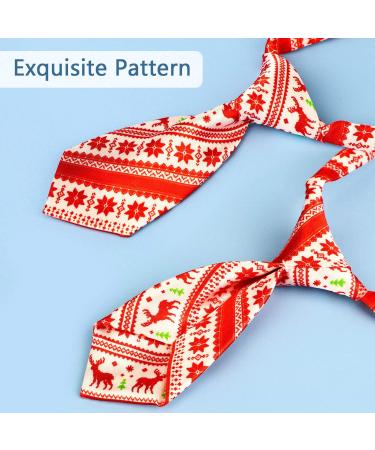 Segarty Dog Neck Ties 30 PCS - Adjustable Collar, Double Layered Bow Ties for Small Dogs & Cats - Bulk Grooming Bows for Holiday, Wedding, Photography - Christmas Theme Patterns - Buy Online on GoSupps.com