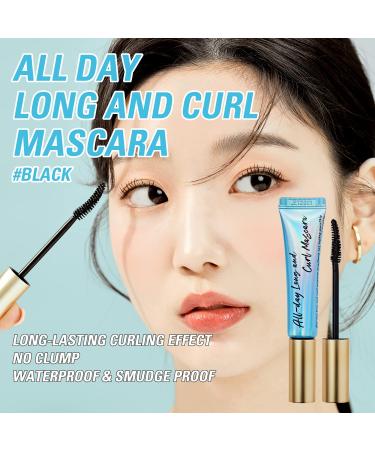 MILKTOUCH All Day Long and Curl Mascara - Waterproof Smudge-Proof Mascara for Full, Long, Thick Eyelashes - Buy Online on GoSupps.com