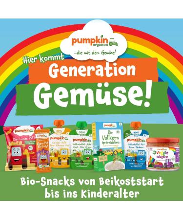 Buy Pumpkin Organics Children s Snack - Bio Multi-Grain Carrot & Mango (8-Pack) | Allergen-Free Gluten-Free Baby Snacks for Kids 12+ Months - Buy Online on GoSupps.com
