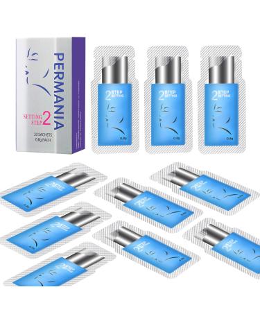 PERMANIA Lash Lift Kit Separate Steps Products for Salon or at Home  Steps 10 Sachets of 0.8g/0.03oz Each Prep (STEP2) setting