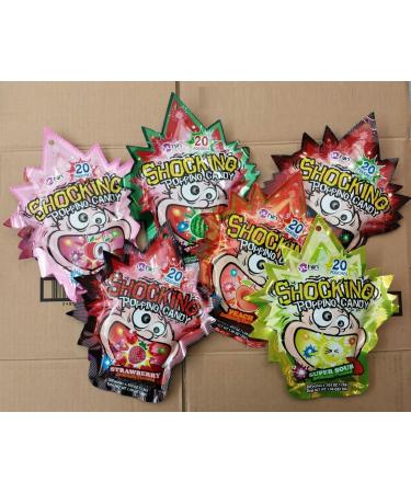 STRIKING Lychee Popping Candy (Pop Rock) - 20 Pouches per Pack (2 Packs) - Buy Online on GoSupps.com