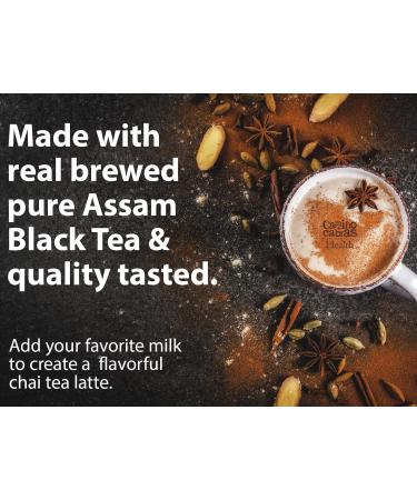 Chai Masala Slim Tea | Fruity & Spicy Herbal Blend with Black Tea, Cinnamon, Turmeric, and More | 100g | Perfect for Chai Latte - Buy Online on GoSupps.com